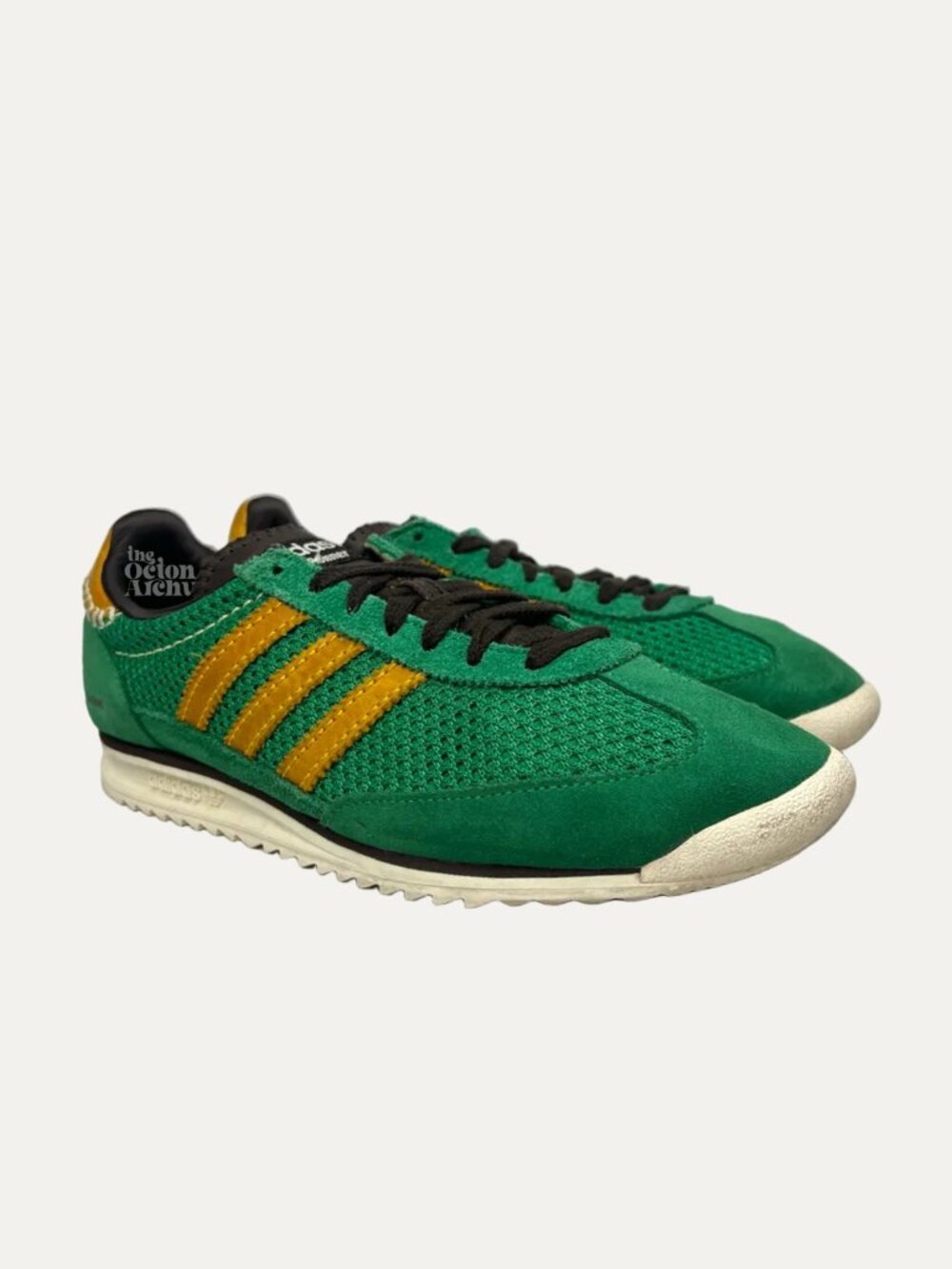 Size 9 Wales Bonner x adidas SL72 Knit 'Green' 2023 IG0571 Pre-Owned
